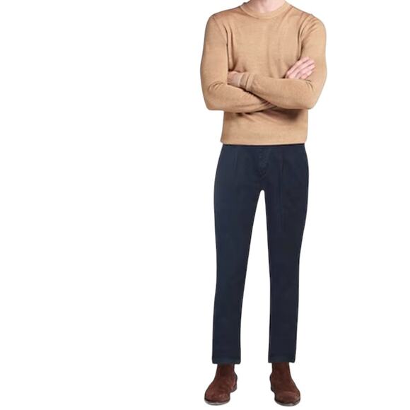 HERMAN & SONS Chino Pant Trousers Navy Italian sz 56 / US sz 40 NWT | MSRP: $187 - Picture 3 of 8